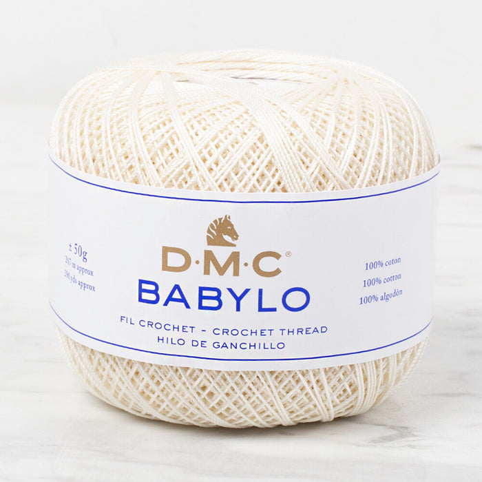 DMC BABYLO 50GR EKRU MERSERİZE DANTEL VE AĞ İPLİĞİ NO:10 - 3865