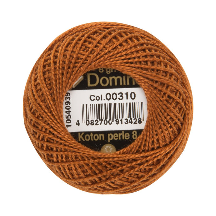 Domino Koton Perle 8gr Kahverengi No:8 Nakış İpliği - 00310