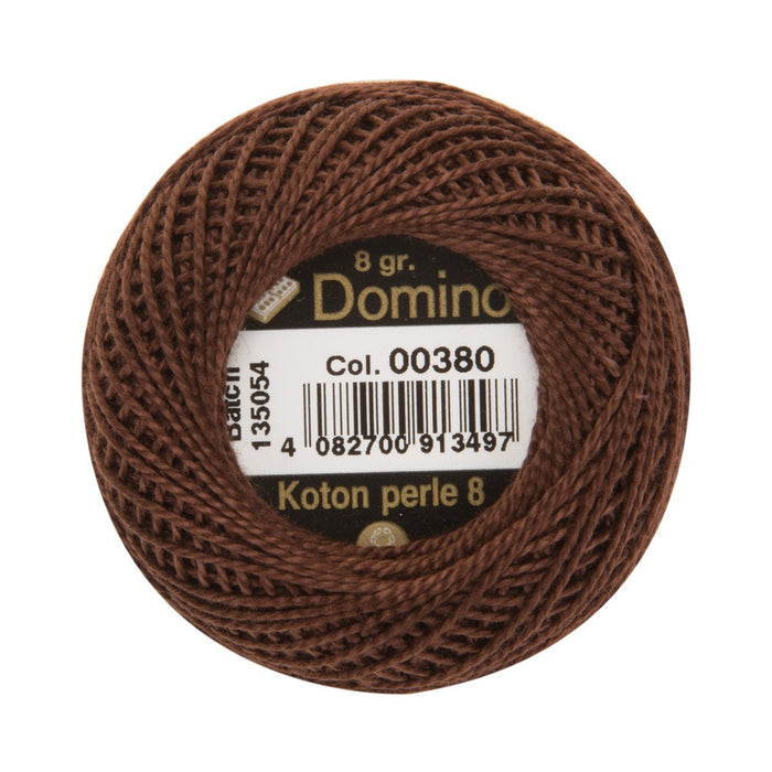 Domino Koton Perle 8gr Kahverengi No:8 Nakış İpliği - 00380