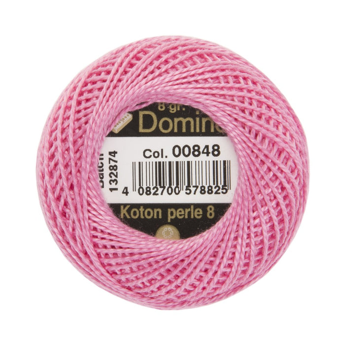 Domino Koton Perle 8gr Pembe No:8 Nakış İpliği - 00848