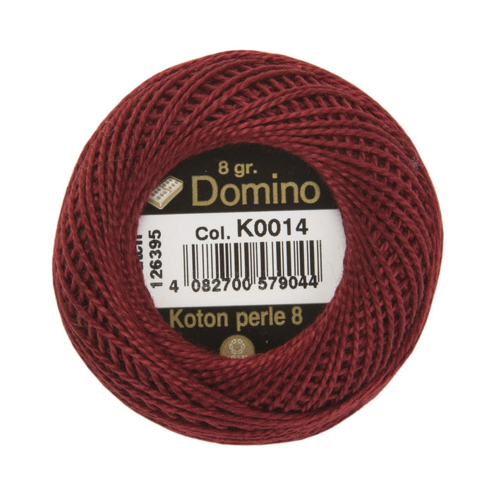 Domino Koton Perle 8gr Bordo No:8 Nakış İpliği - K0014