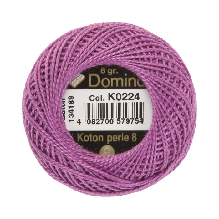 Domino Koton Perle 8gr Mor No:8 Nakış İpliği - K0224