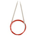 ChiaoGoo Knit Red 5,00 mm 100 cm Paslanmaz Çelik Misinalı Şiş - 6040-8