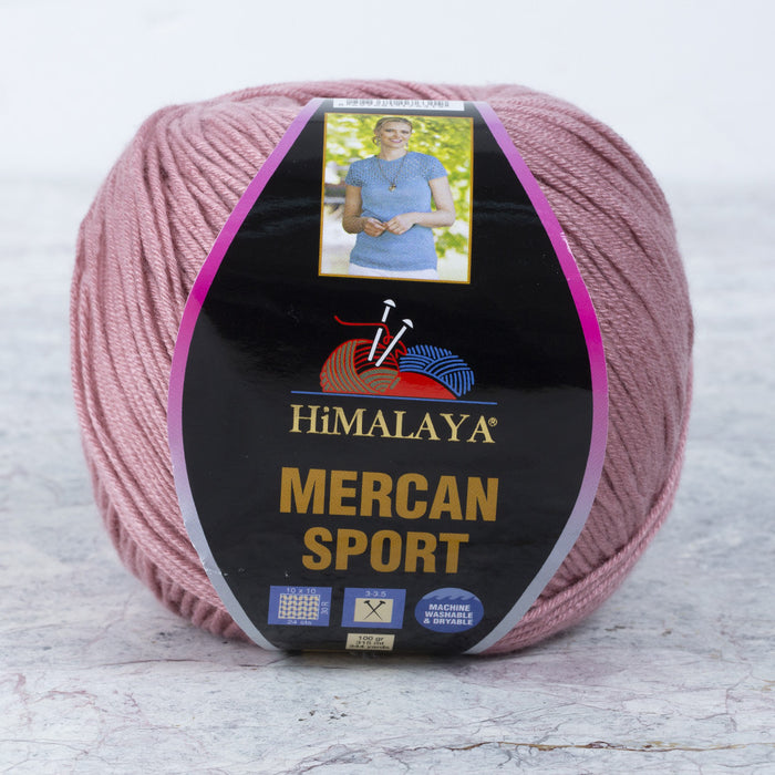 Himalaya Mercan Sport Gül Kurusu El Örgü İpi - 101-45