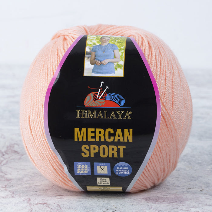 Himalaya Mercan Sport Yavru Ağzı El Örgü İpi - 101-35