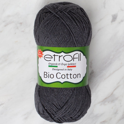 Etrofil Bio Cotton Koyu Gri Melanj El Örgü İpi - 10103