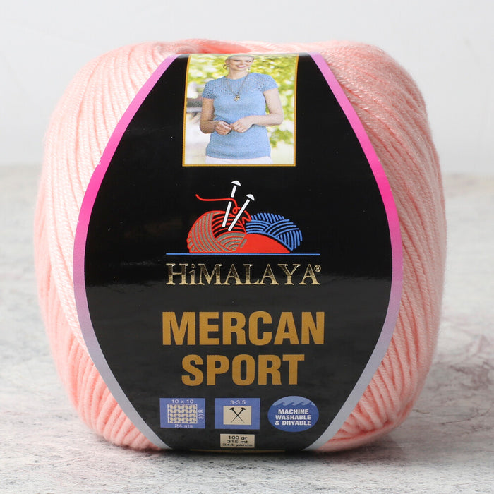 Himalaya Mercan Sport Pembe El Örgü İpi - 101-04