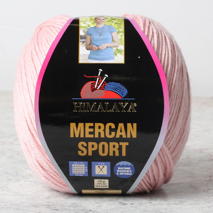 Himalaya Mercan Sport Açık Pembe El Örgü İpi - 101-44