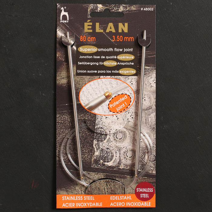 Pony Elan 3.5 mm 80 cm Paslanmaz Çelik Misinalı Şiş - 48002