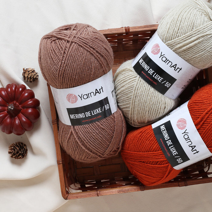 Yarnart Merino De Lüx 50 Gri El Örgü İpi - 179