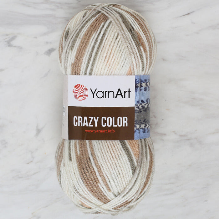 YarnArt Crazy Color Ebruli El Örgü İpi - 145