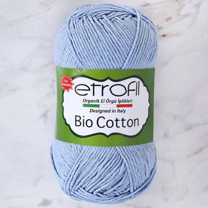 Etrofil Bio Cotton Mavi El Örgü İpi - 10202