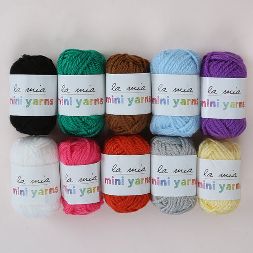 La Mia Mini Yarns 10'lu Paket 10gr Renkli El Örgü İpi