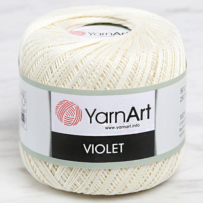 Yarnart Violet Krem Dantel İpi - 326