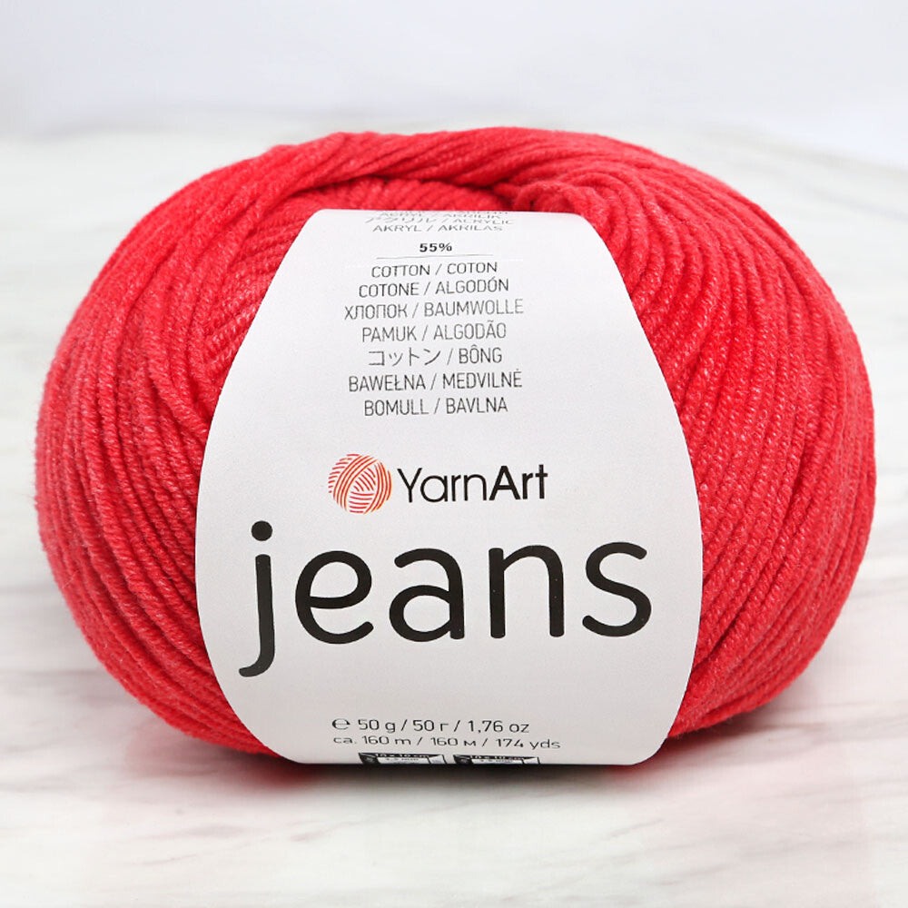 YarnArt Jeans Knitting Yarn, Baby Blue - 75 - Hobiumyarns