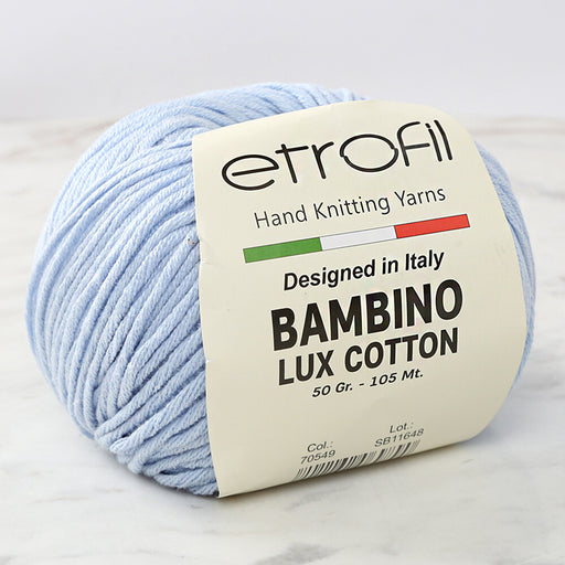 Etrofil Bambino Lux Cotton Mavi El Örgü İpi - 70549