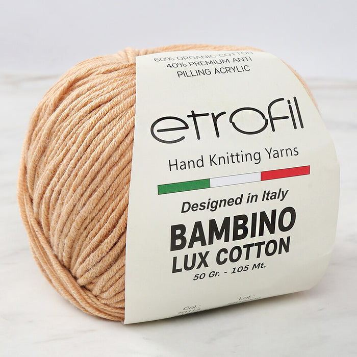 Etrofil Bambino Lux Cotton Bej El Örgü İpi - 70113