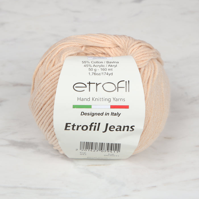 Etrofil Jeans Ten Rengi El Örgü İpi - 043