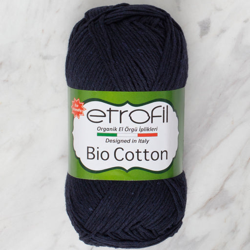 Etrofil Bio Cotton Koyu Lacivert El Örgü İpi - 10206