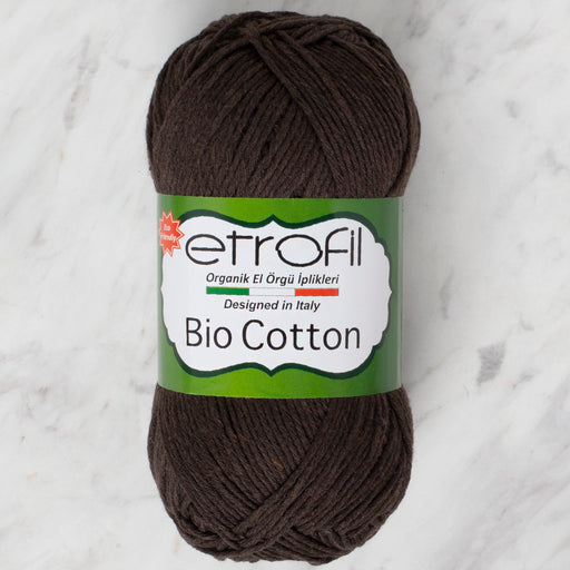 Etrofil Bio Cotton Koyu Kahve El Örgü İpi - 10304