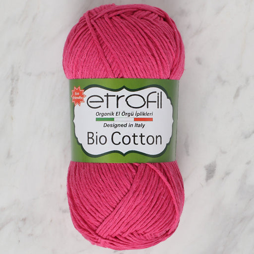 Etrofil Bio Cotton Fuşya El Örgü İpi - 10505