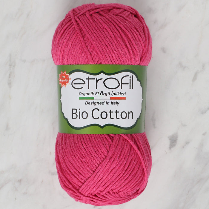 Etrofil Bio Cotton Fuşya El Örgü İpi - 10505