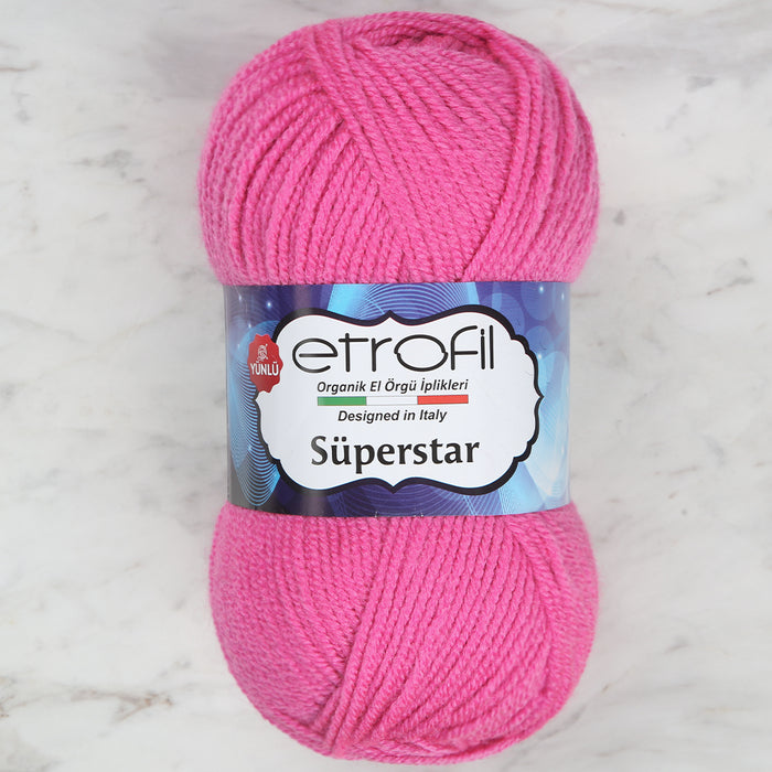 Etrofil Süperstar Pembe El Örgü İpi - 73308