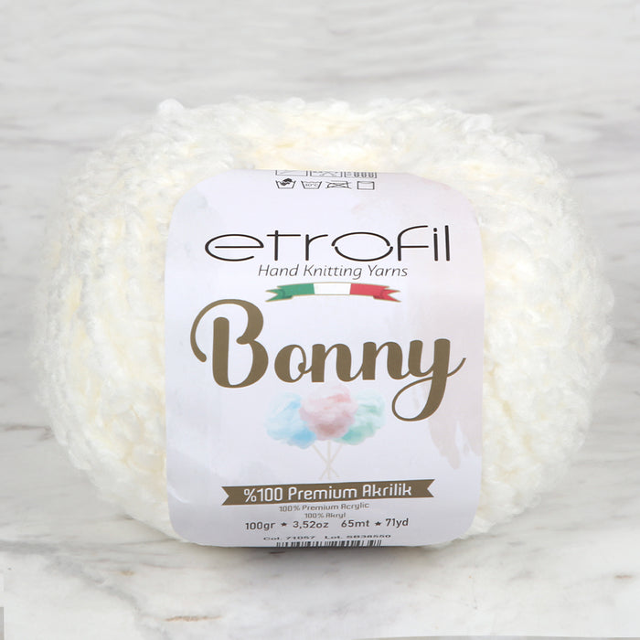 Etrofil Bonny Açık Krem El Örgü İpi - 71057