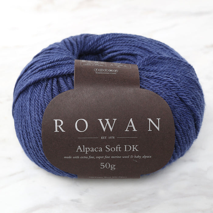 Rowan Alpaca Soft DK 50gr Lacivert El Örgü İpi - 00212