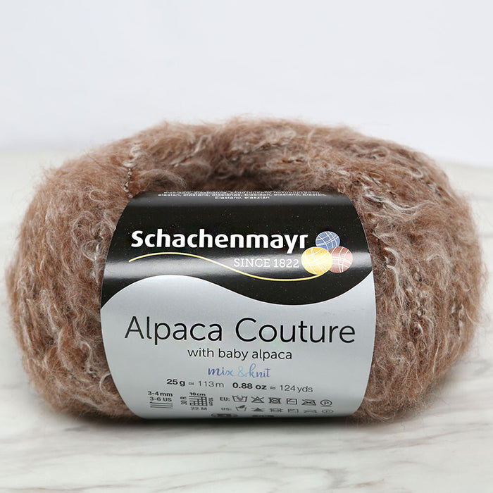 SMC Alpaca Couture Kahverengi 25 gr El Örgü İpi - 00010