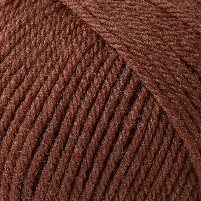 Rowan Pure Wool Superwash Worsted Kahverengi El Örgü İpi - 00188