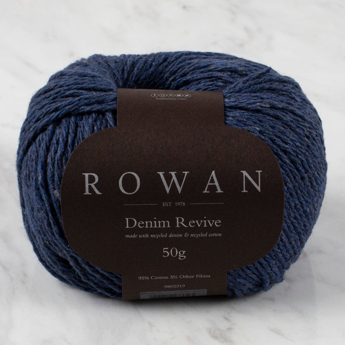 Rowan Denim Revive 50gr Açık Lacivert El örgü İpi - 00213