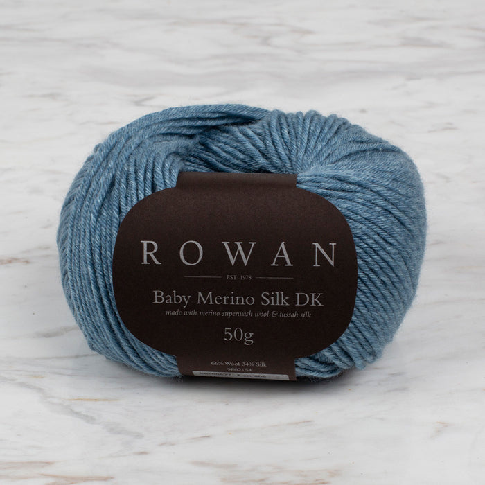 Rowan Baby Merino Silk DK 50gr Mavi El Örgü İpi - SH00677