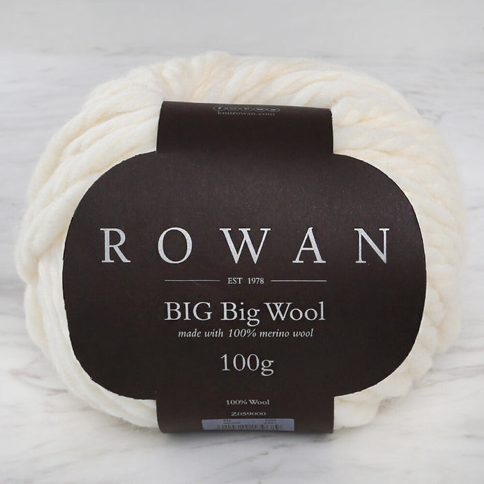 Rowan BIG Big Wool Krem El Örgü İpi - 00210