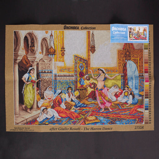 Orchidea 50x70cm Giulio Rosati Harem Dansı Baskılı Goblen -2732R