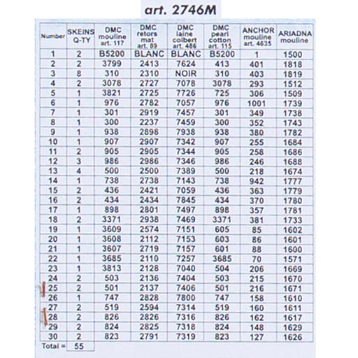 ORCHİDEA 40 x 50 cm  Çiçek Sepeti Baskılı Goblen 2746M 