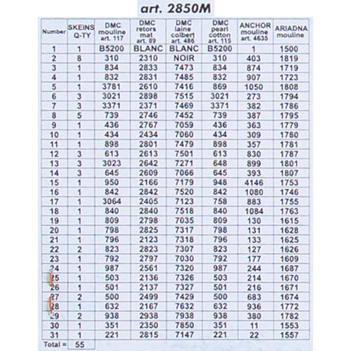 ORCHİDEA 40 x 50 cm  Sütçü Kız Baskılı Goblen 2850M 