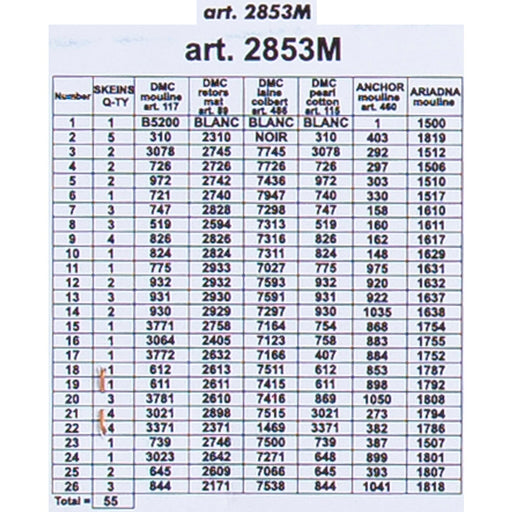 ORCHİDEA 40 x 50 cm  Atlantic Baskılı Goblen 2853M