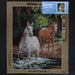 Orchidea 40x50 cm Pair Of Horses By The Stream Baskılı Goblen 3029M