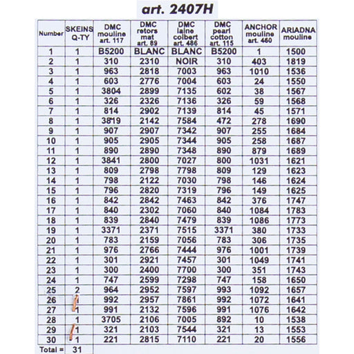 ORCHİDEA 24 x 30 cm Laleler ve Kirazlar Baskılı Goblen 2407H