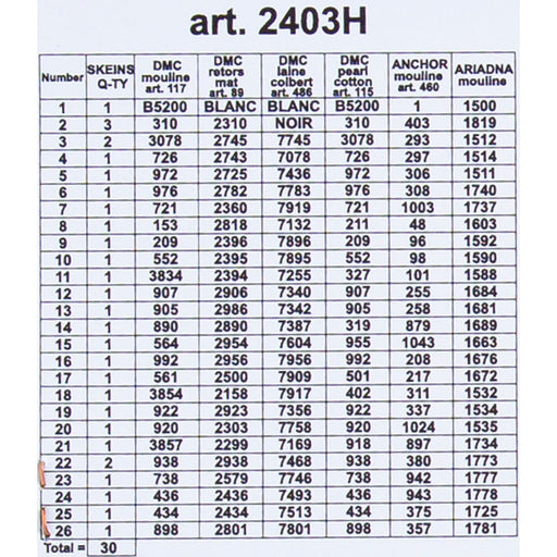 ORCHİDEA 24 x 30 cm Hercai Menekşesi Baskılı Goblen 2403H