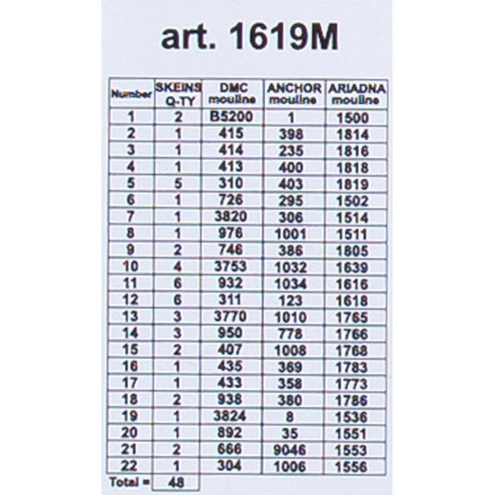 ORCHİDEA 40 x 50 cm Çingene Kadın Baskılı Goblen 1619M 