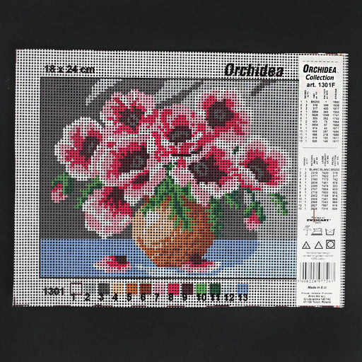 Orchidea 18x24 cm Baskılı Goblen 1301F