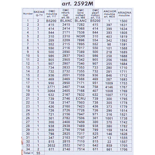 ORCHİDEA 40 x 50 cm Beyaz Elbiseli Kadın Baskılı Goblen 2592M 