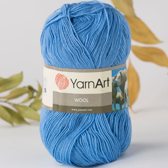 Yarnart Wool Mavi El Örgü İpi - 9638