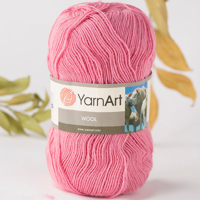 Yarnart Wool Pembe El Örgü İpi - 597