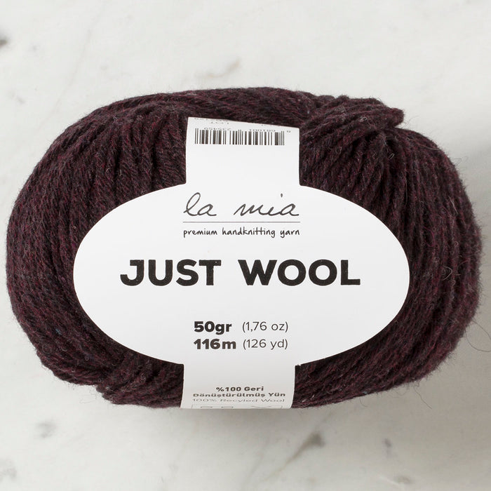 La Mia Just Wool Mürdüm El Örgü İpi - LT009