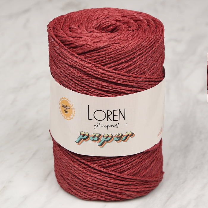 Loren Paper Bordo Kağıt İpi - RH06