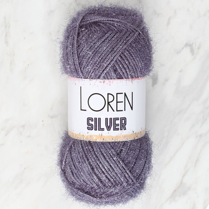 Loren Silver Antrasit El Örgü İpi - RS0036