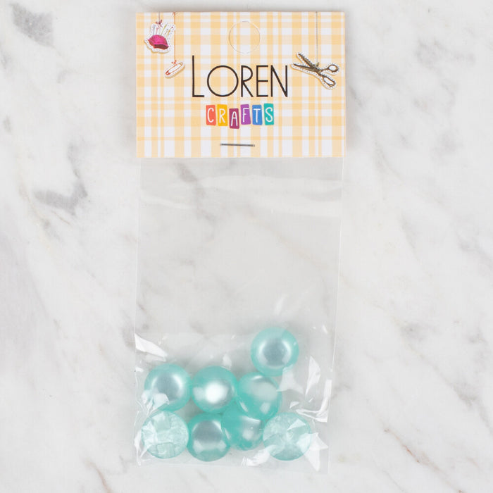 Loren Crafts 8'li Yeşil Düğme - 47